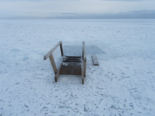 Le lac Baikal gelé